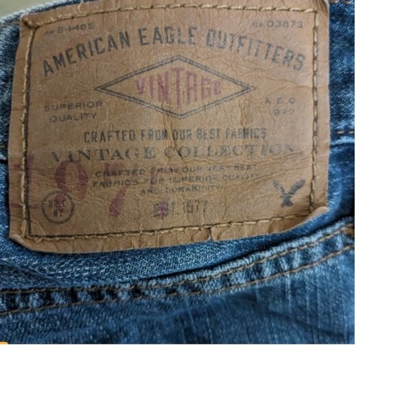 American Eagle Vintage Collection Slim Straight Jeans 32/30 - Picture 6 of 7